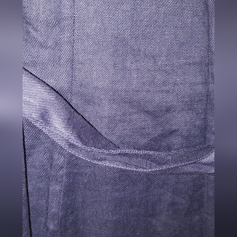 H by Halston Sleeveless Linen Dress Navy Blue size 8. NWT - Picture 12 of 12